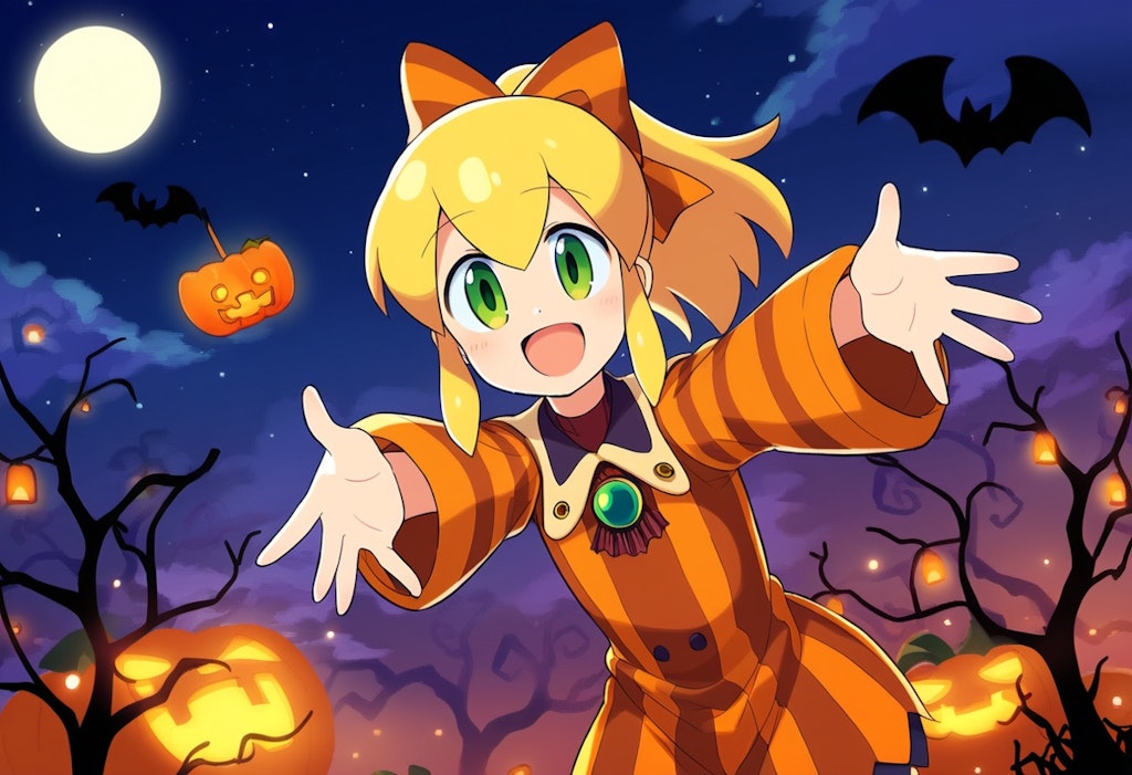 ロックマン　ロール　ハロウィン