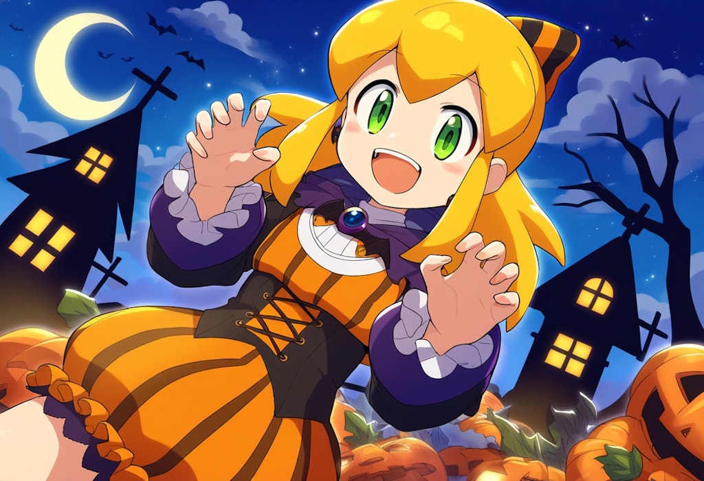 ロックマン　ロール　ハロウィン