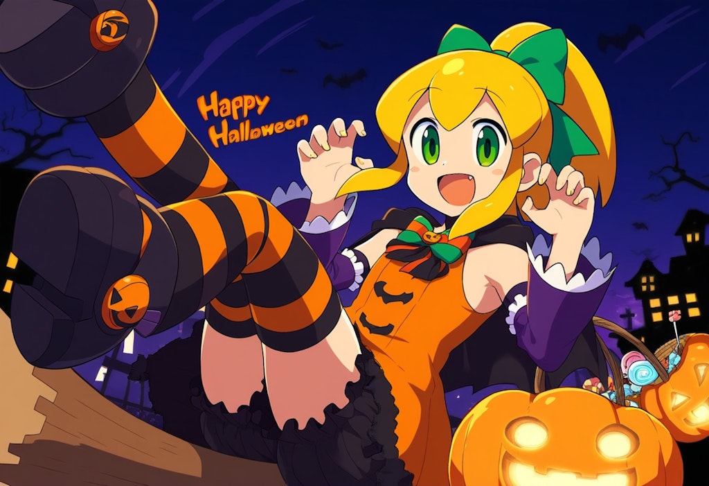 ロックマン　ロール　ハロウィン