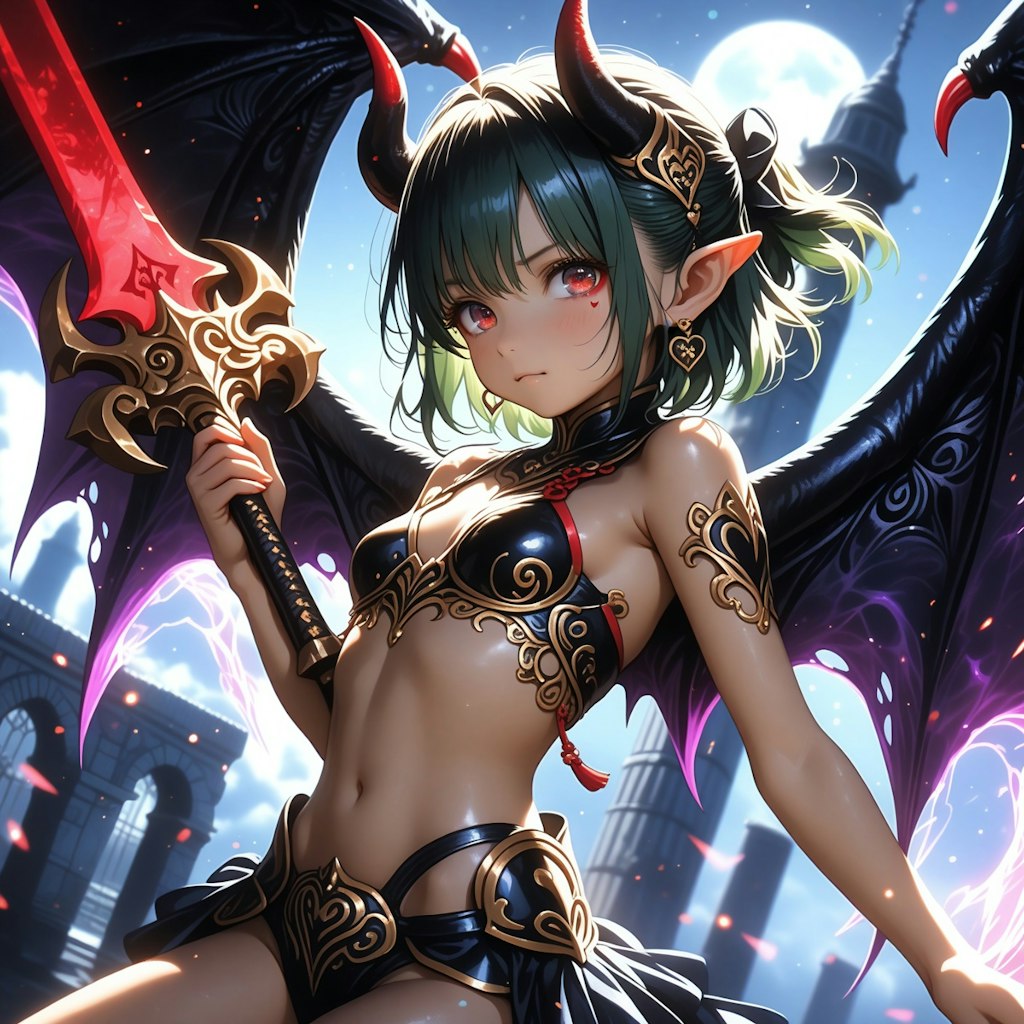 魔王軍の少女兵士たち、