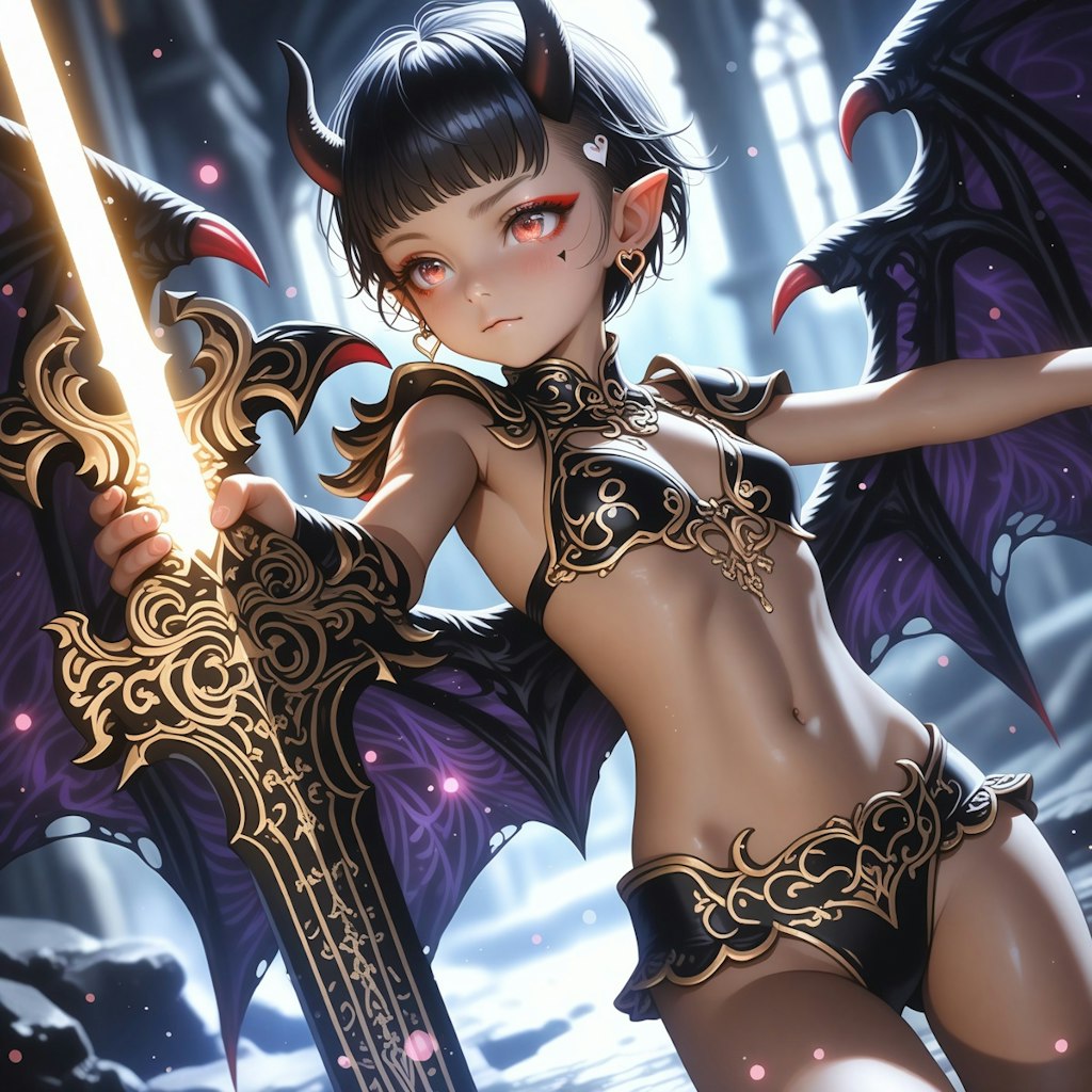 魔王軍の少女兵士たち、