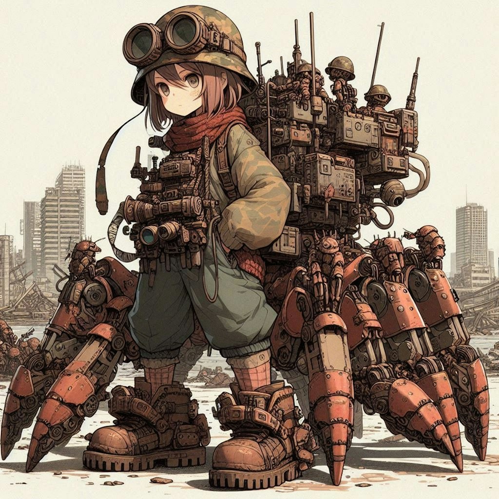 多脚戦車！それは終末世界を生きる美少女達の絶対的守護者！