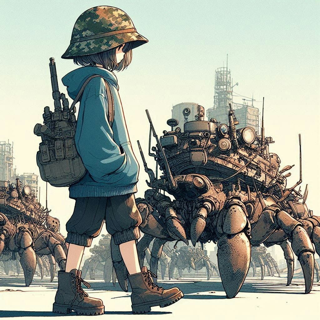 多脚戦車！それは終末世界を生きる美少女達の絶対的守護者！