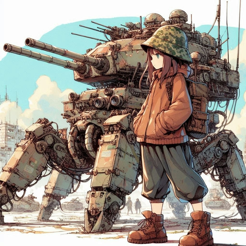 多脚戦車！それは終末世界を生きる美少女達の絶対的守護者！