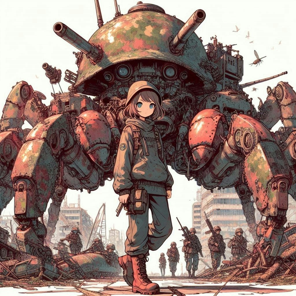 多脚戦車！それは終末世界を生きる美少女達の絶対的守護者！