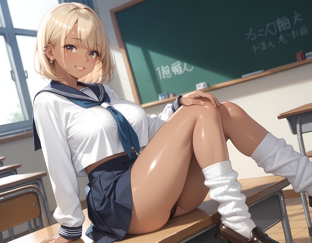 オタクくんを挑発するギャルちゃん