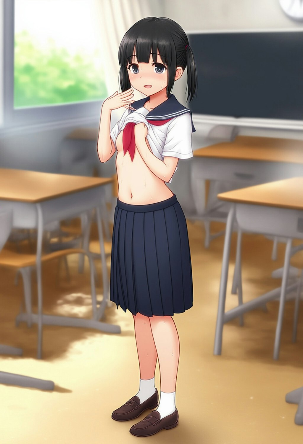 あっついよね～ 学校R15Ver.