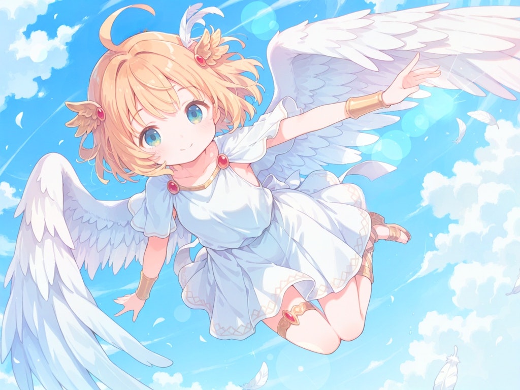 大空に翼を広げて