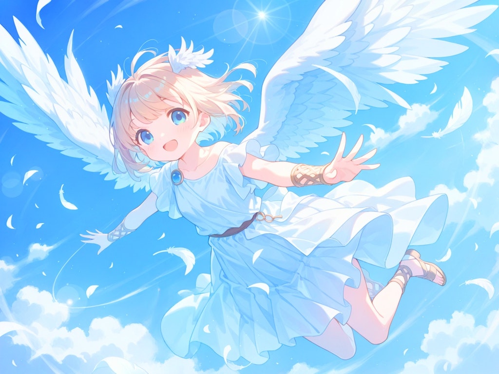 大空に翼を広げて