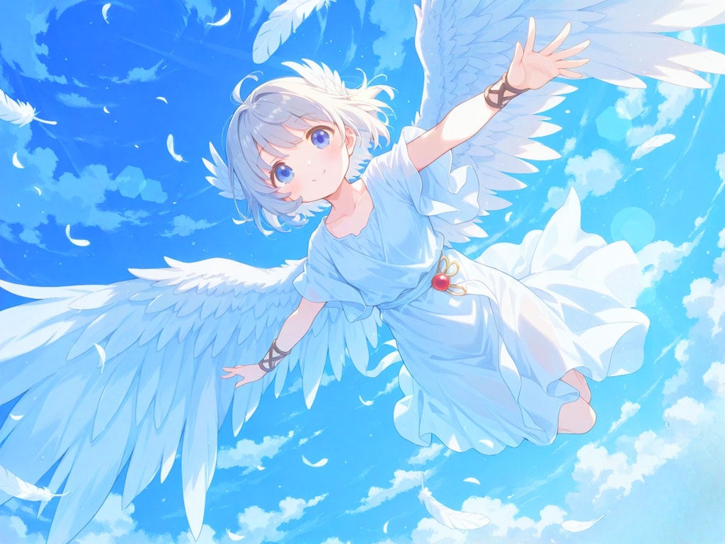 大空に翼を広げて