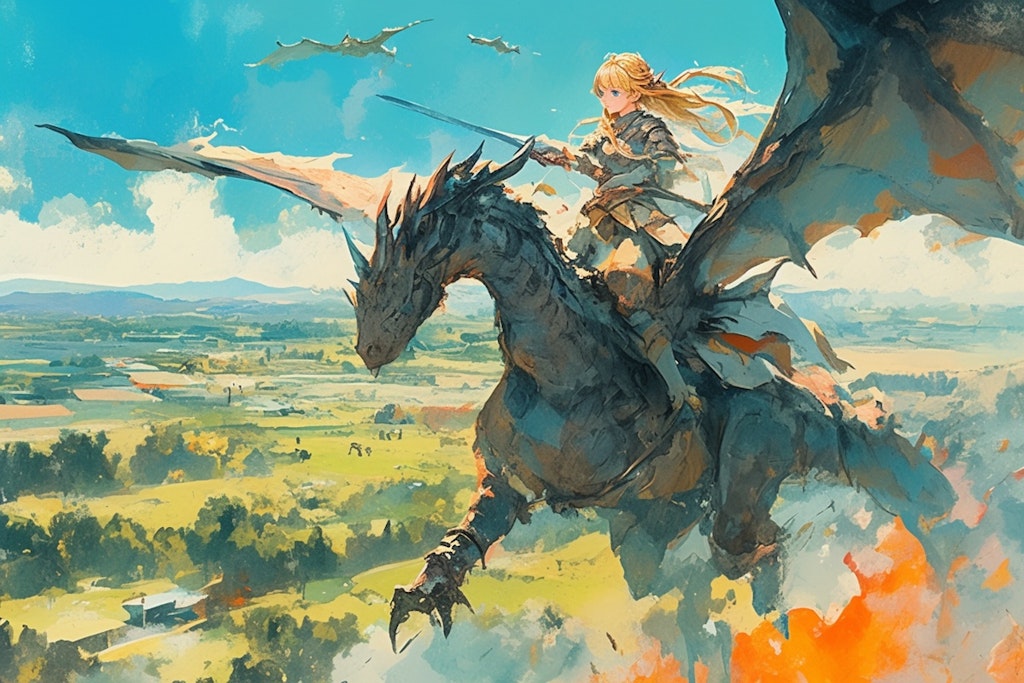 ドラゴンと少女（竜騎士）17