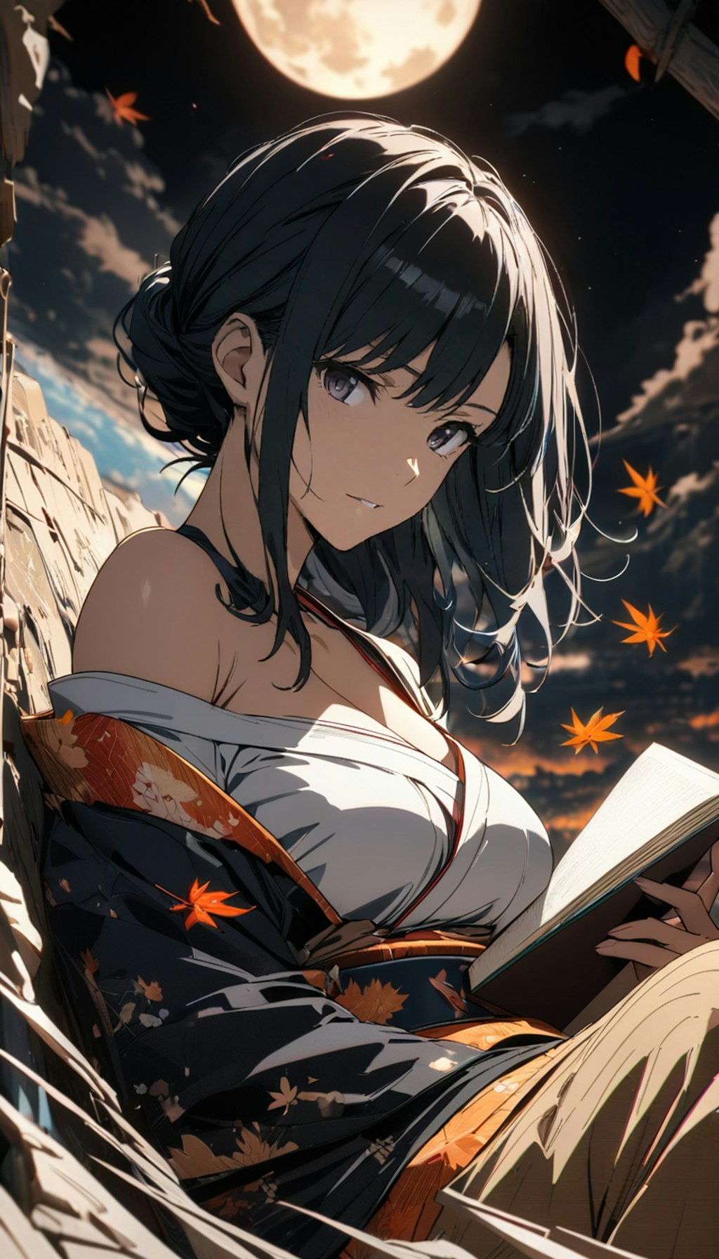 月下読書