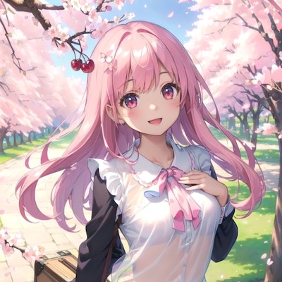 今日から新生活！桜もきれいで素敵な街ですね！