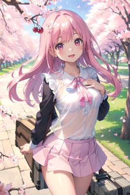今日から新生活！桜もきれいで素敵な街ですね！