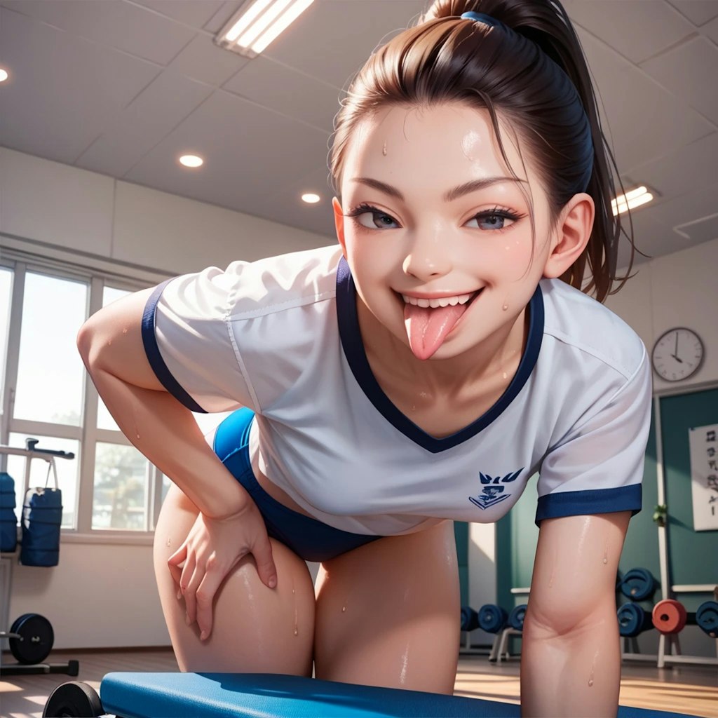 トレーニング室の午後