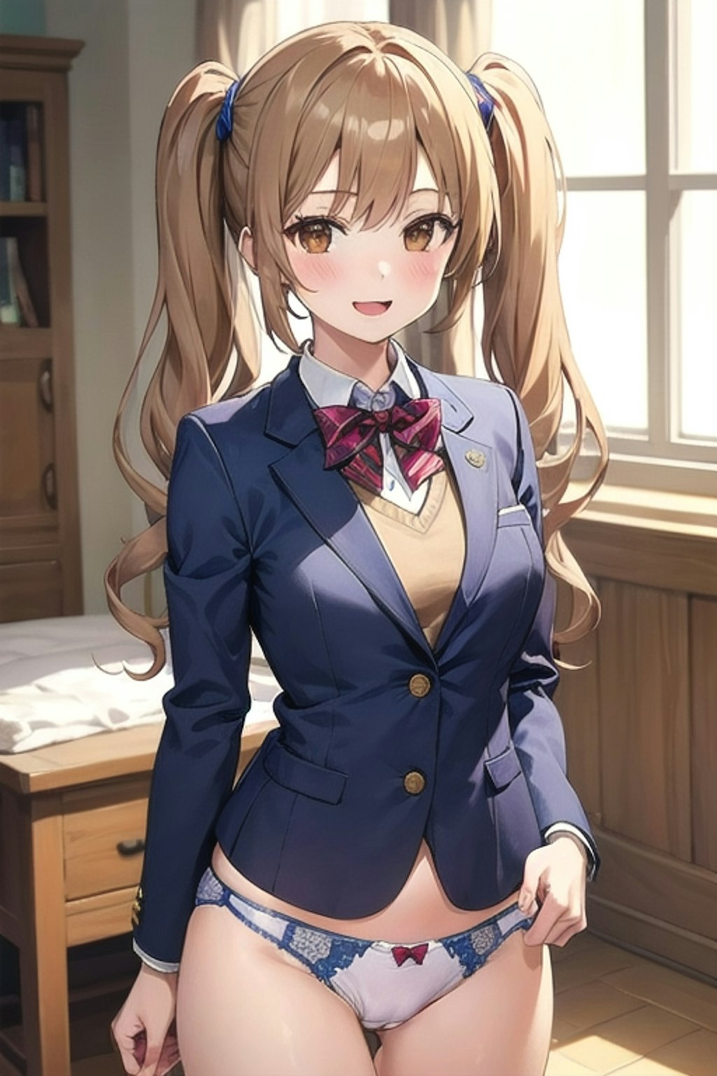 School twintails girl