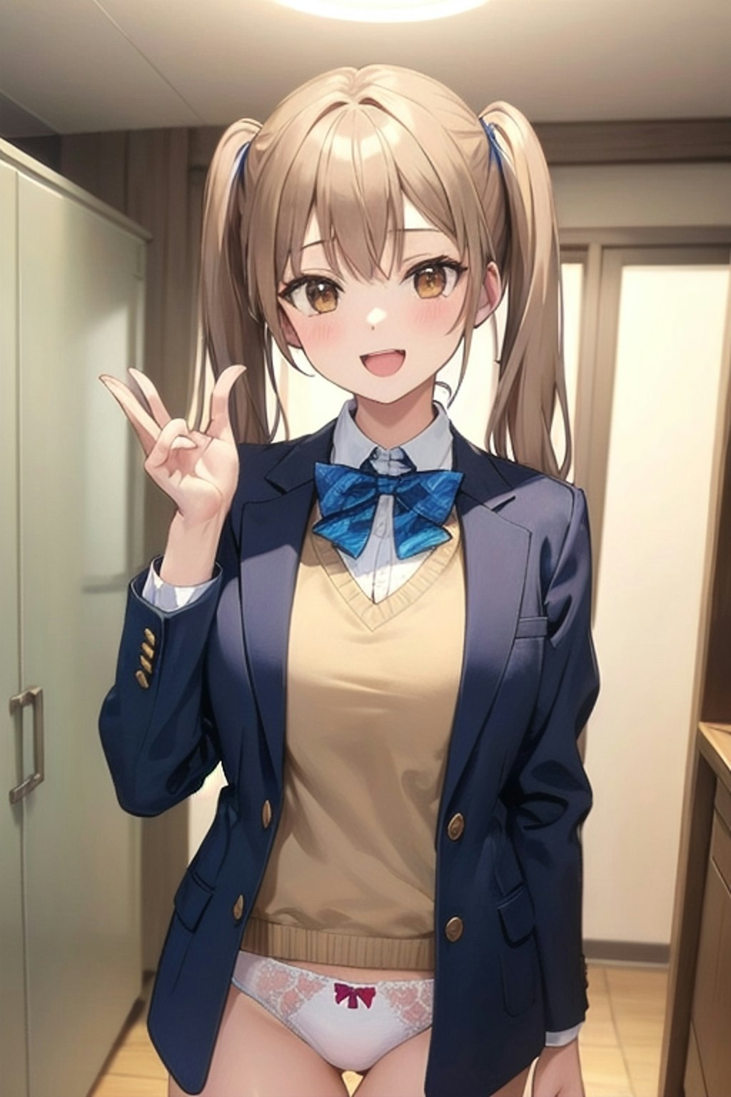 School twintails girl