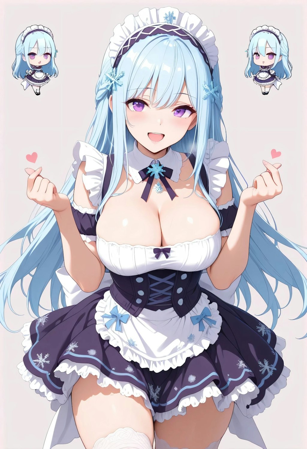 ハートをお届けですよ〜♡ スーパーメイド