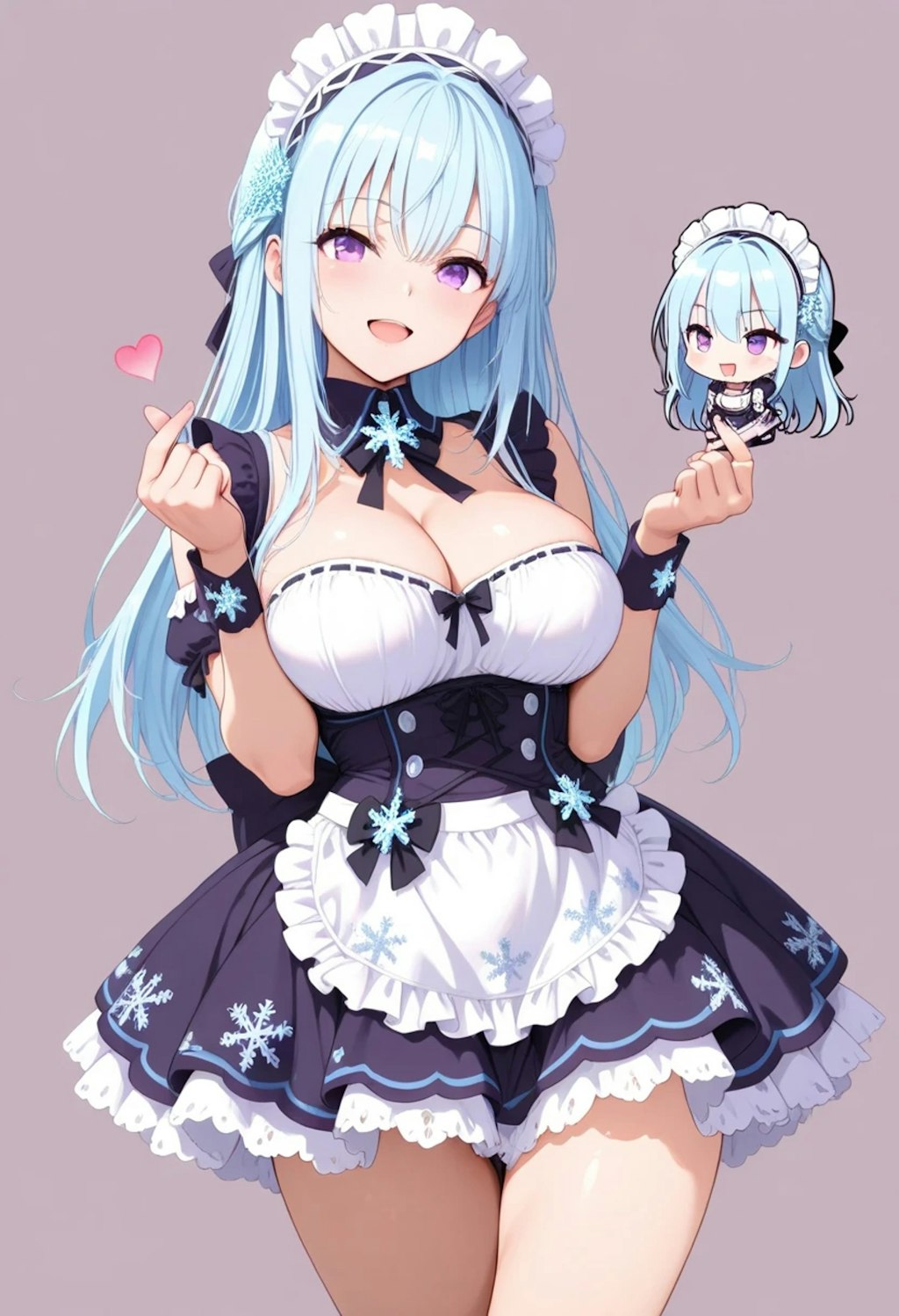 ハートをお届けですよ〜♡ スーパーメイド
