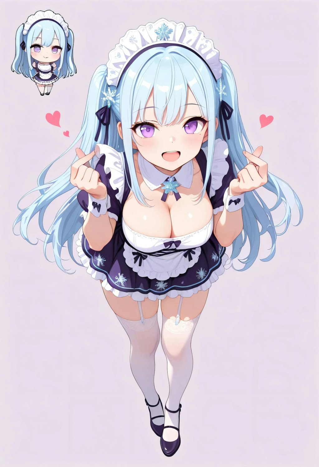 ハートをお届けですよ〜♡ スーパーメイド