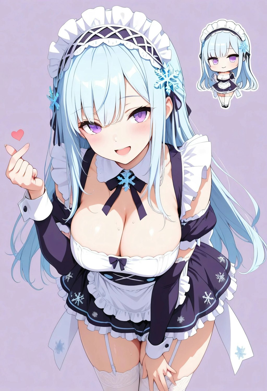ハートをお届けですよ〜♡ スーパーメイド