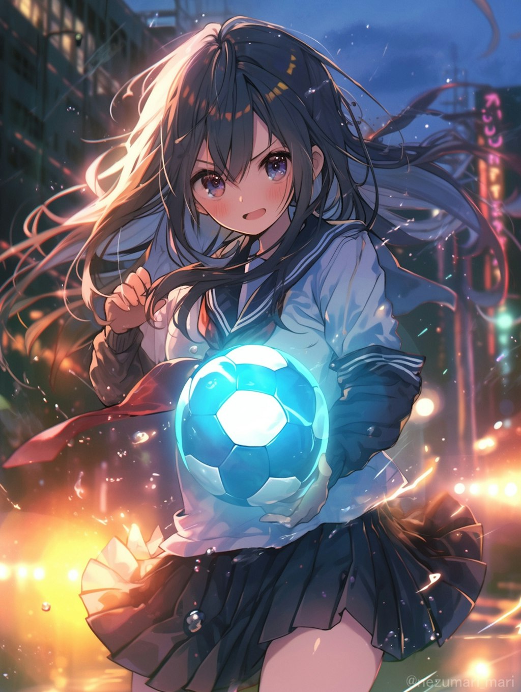 サッカー少女