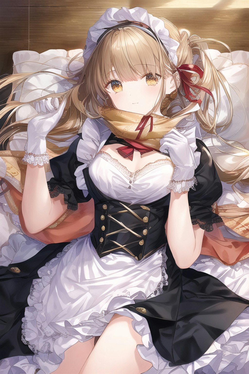cute maid girl