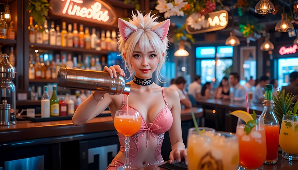 ネコミミバーメイドの君
