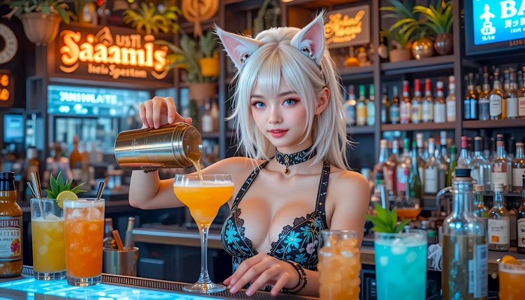 ネコミミバーメイドの君