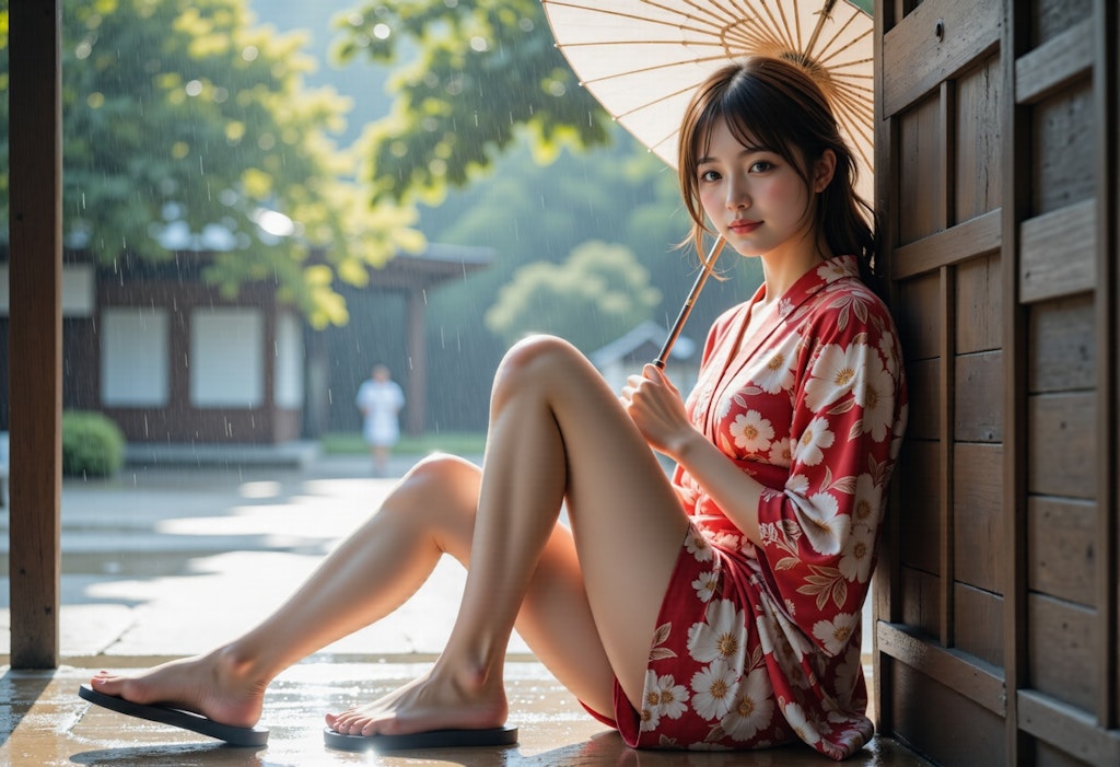 雨宿り