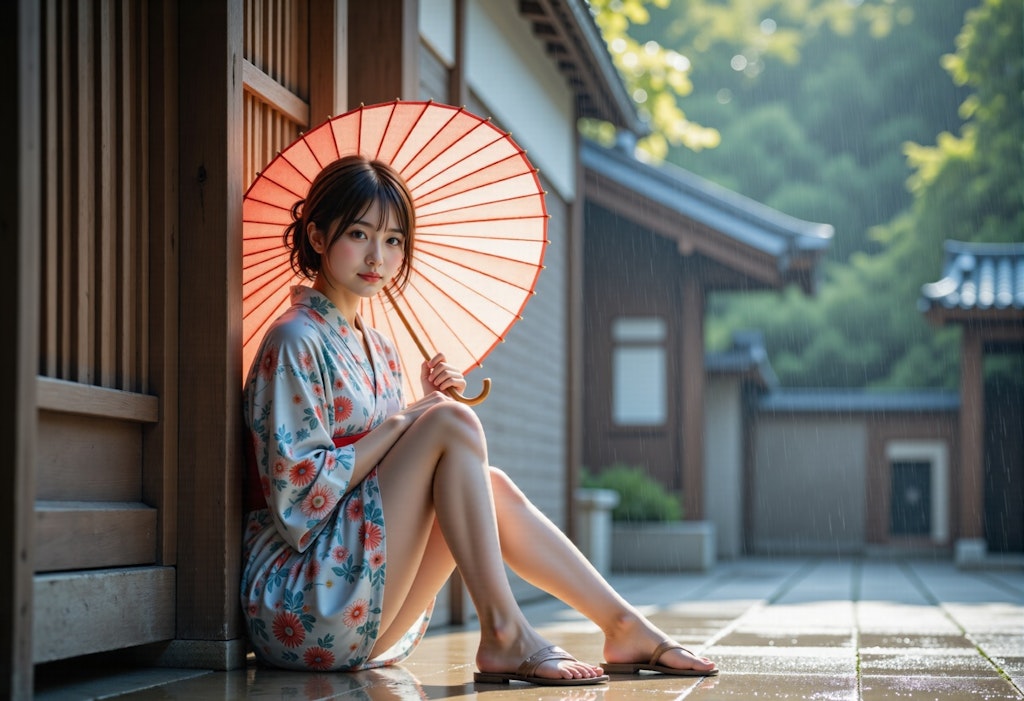 雨宿り