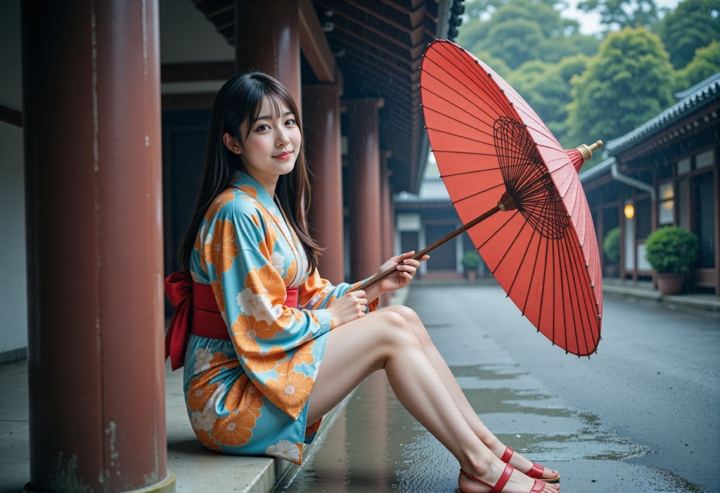 雨宿り