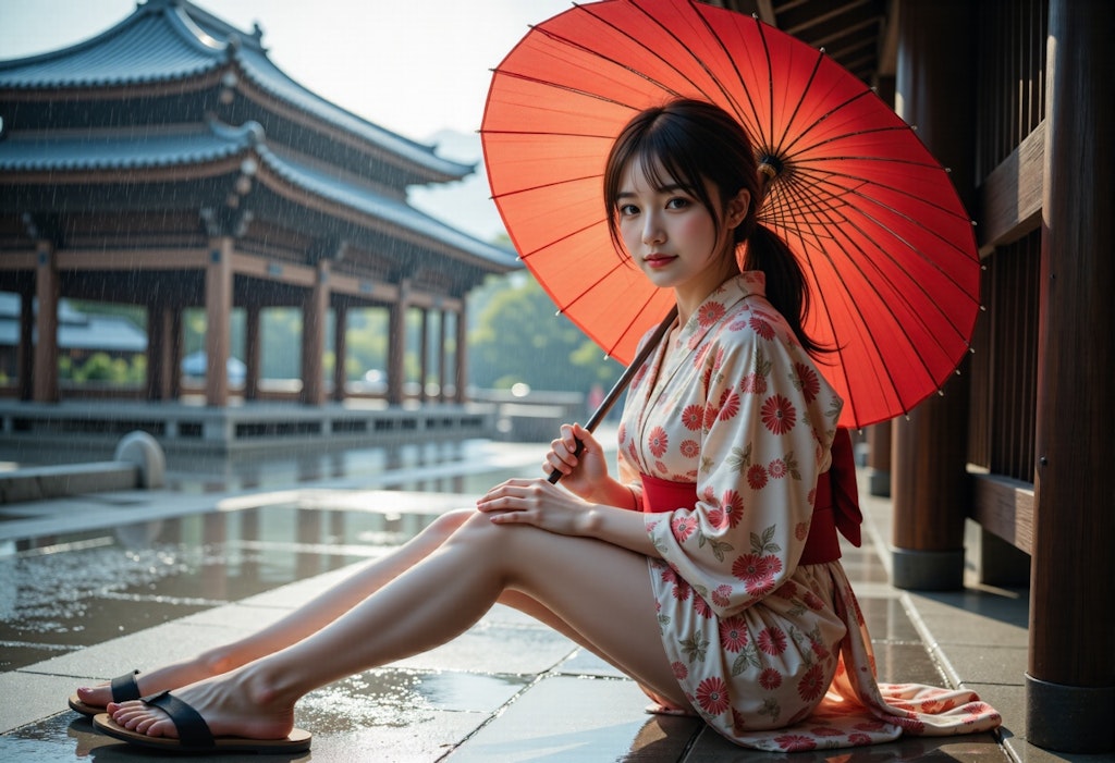 雨宿り