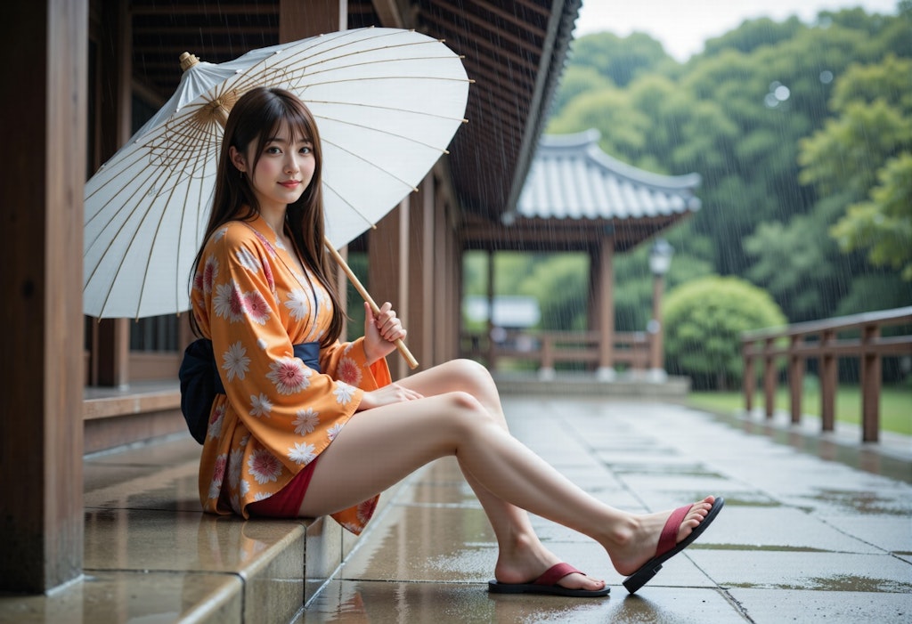 雨宿り