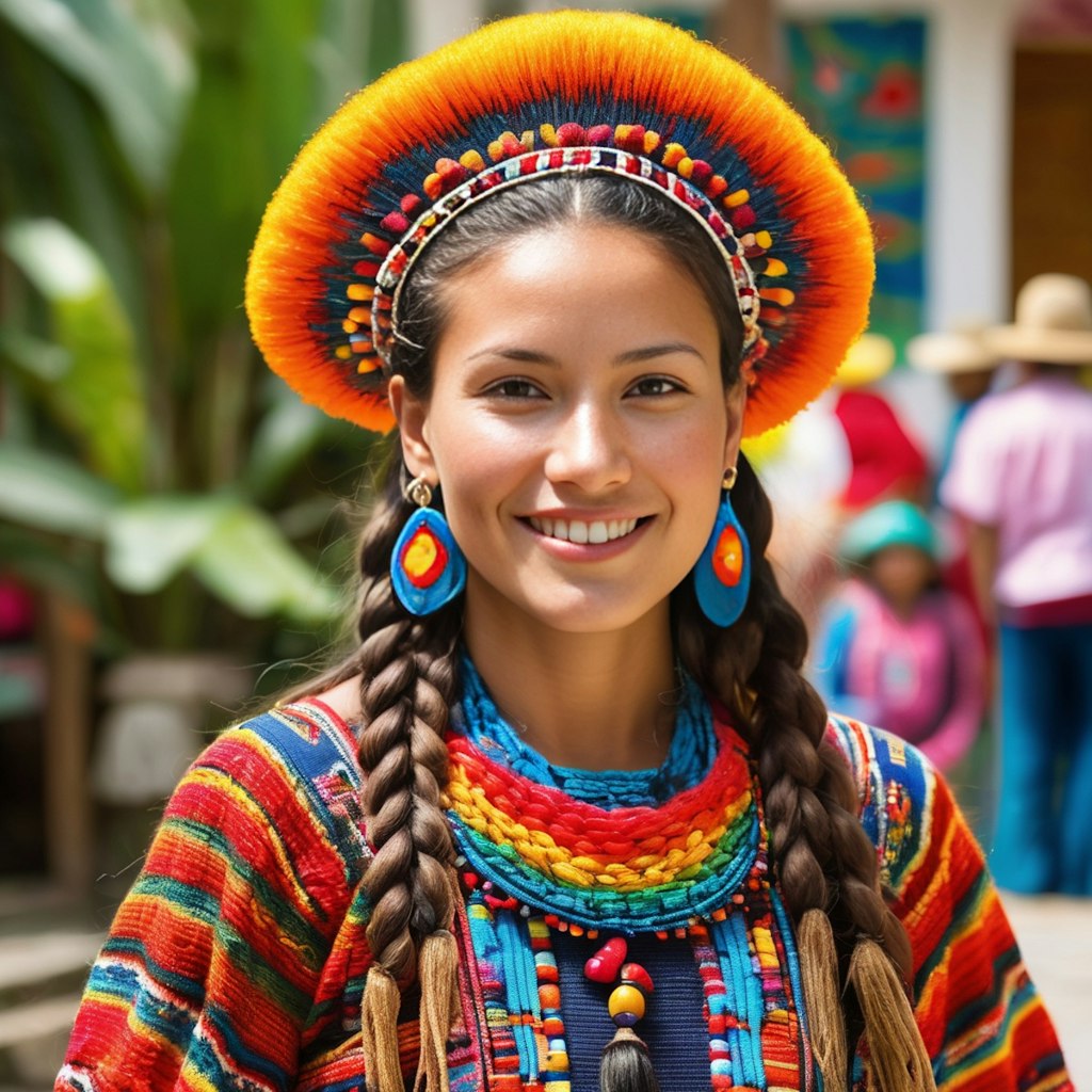 グアテマラの女性たち　Mujeres guatemaltecas.