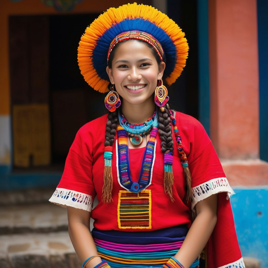 グアテマラの女性たち　Mujeres guatemaltecas.