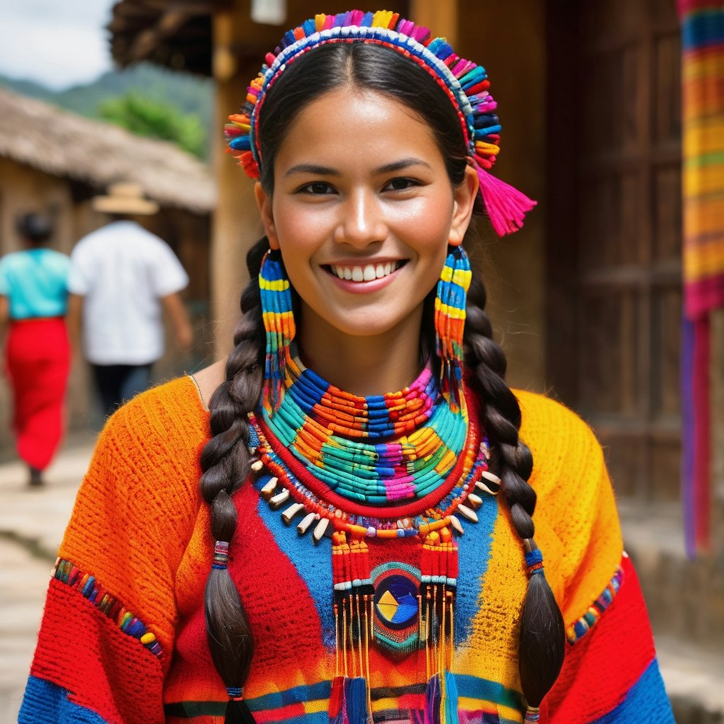 グアテマラの女性たち　Mujeres guatemaltecas.