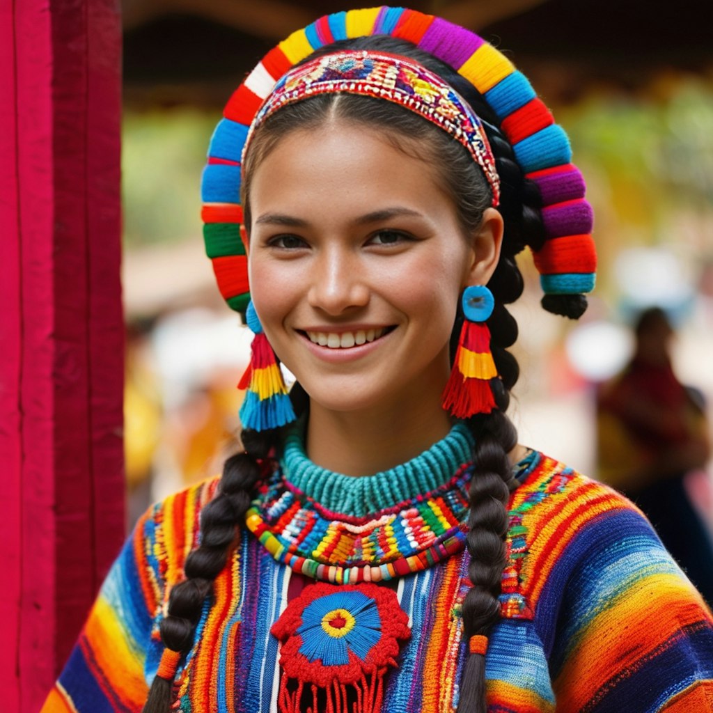 グアテマラの女性たち　Mujeres guatemaltecas.