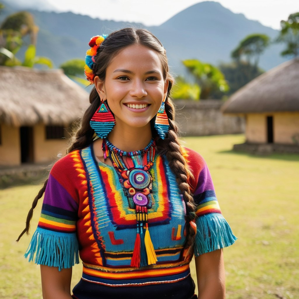 グアテマラの女性たち　Mujeres guatemaltecas.