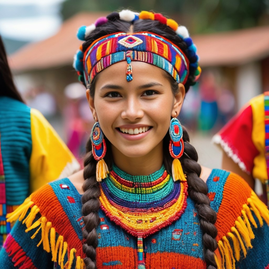 グアテマラの女性たち　Mujeres guatemaltecas.