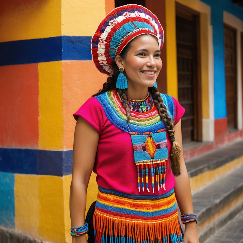 グアテマラの女性たち　Mujeres guatemaltecas.