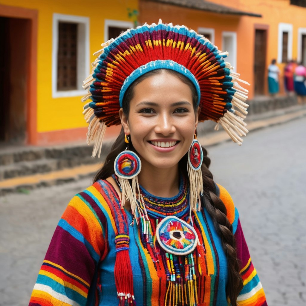 グアテマラの女性たち　Mujeres guatemaltecas.