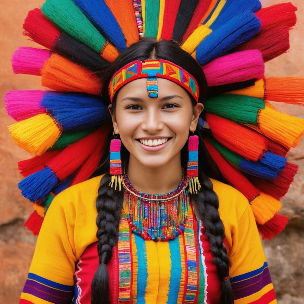 グアテマラの女性たち　Mujeres guatemaltecas.