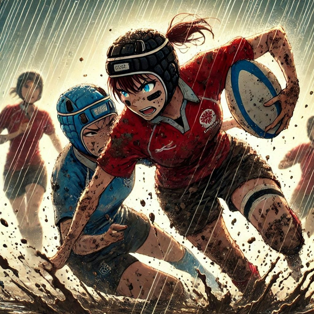 🏉泥まみれの女子ラグビー 117