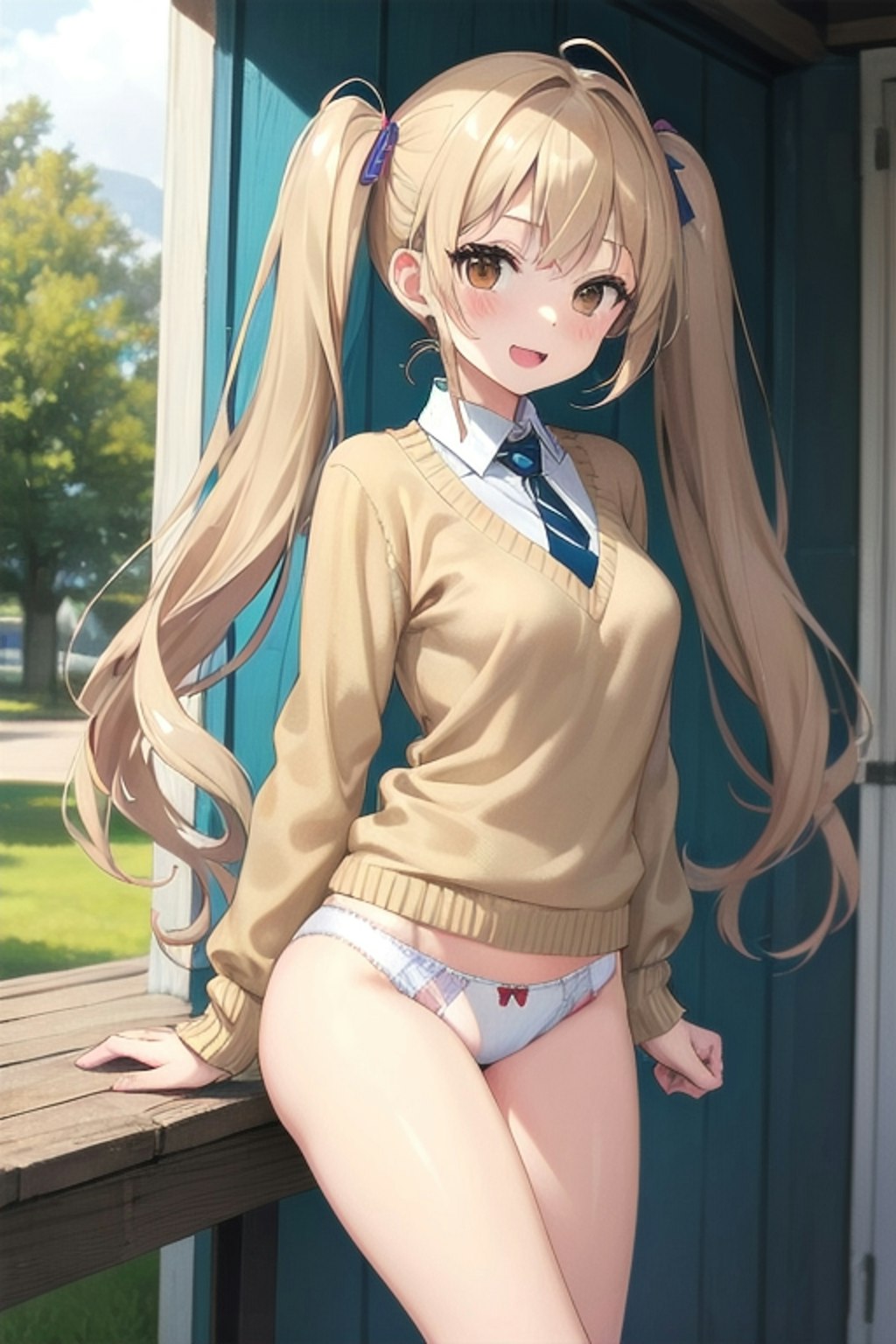 School twintails girl