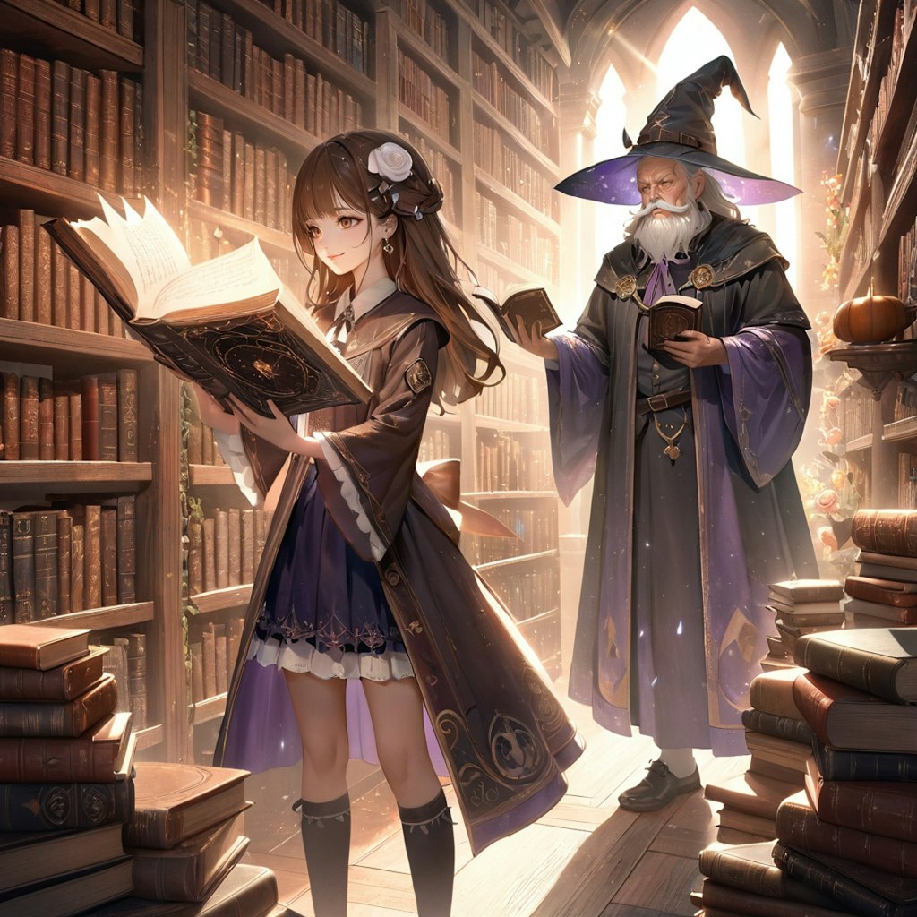 秘密の図書館：少女と魔法使いの物語