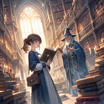 秘密の図書館：少女と魔法使いの物語