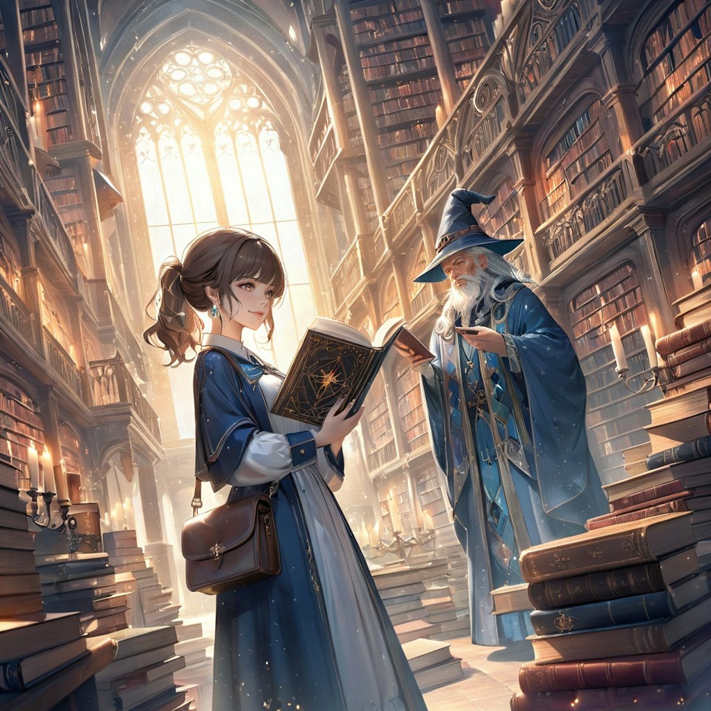 秘密の図書館：少女と魔法使いの物語