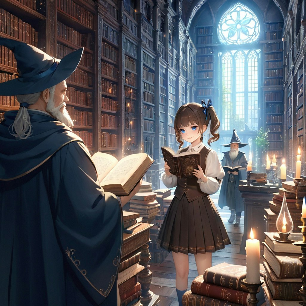 秘密の図書館：少女と魔法使いの物語