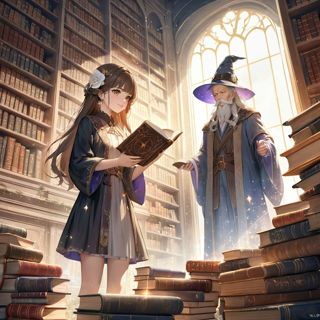 秘密の図書館：少女と魔法使いの物語